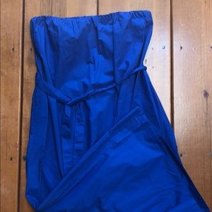 NEW J. Crew electric blue summer cotton dress